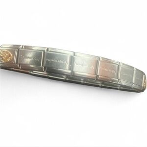 Vintage NOMINATION bracelet with links and charms. Made in Italy.